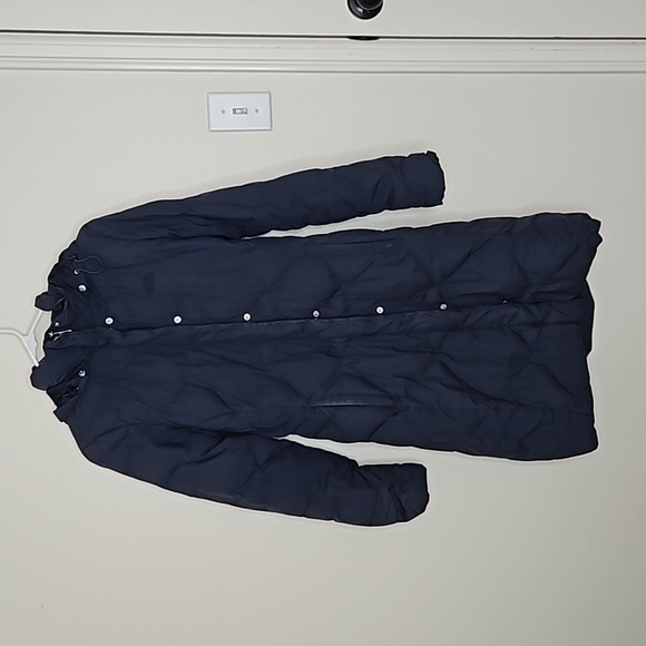 The North Face Jackets & Blazers - The North Face Goose Down Long Blue Coat Size Small